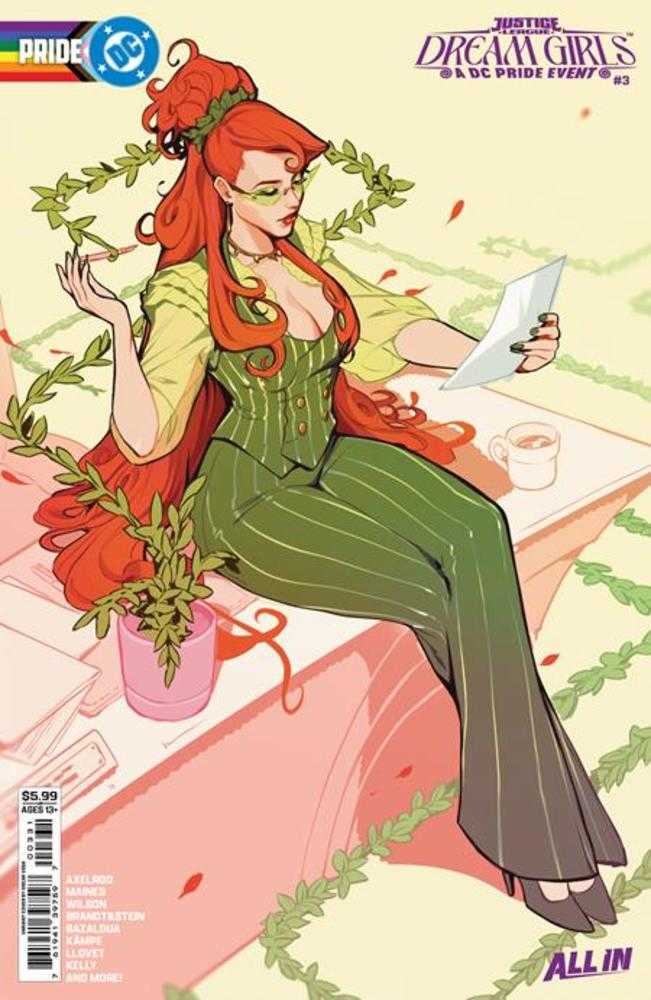 Justice League Dream Girls A DC Pride Event 3 (Of 4) Cover C Oscar Vega Card Stock Variant - Walt's Comic Shop