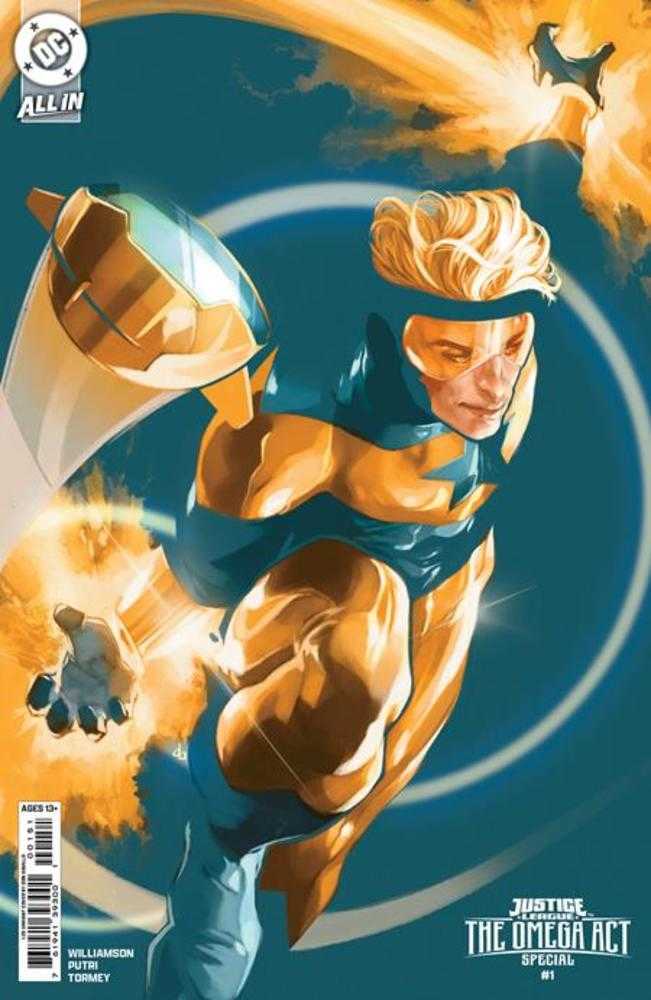 Justice League The Omega Act Special 1 (One Shot) Cover E Don Aguillo Card Stock 1:25 Ratio Variant (DC K.O.) - Walt's Comic Shop