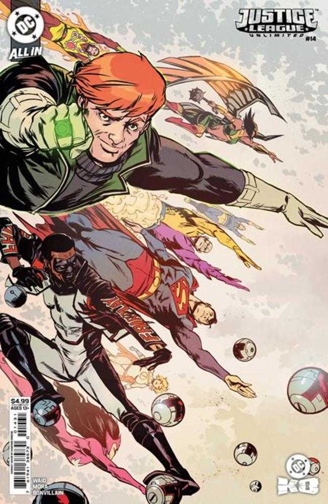 Justice League Unlimited 14 Cover B Sanford Greene Card Stock Variant (DC K.O.) - Walt's Comic Shop