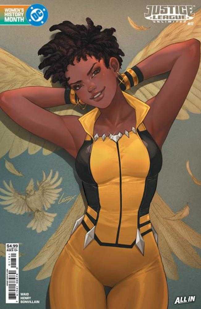 Justice League Unlimited 17 Cover F Lesley Leirix Li International Women’s Day Card Stock Variant - Walt's Comic Shop