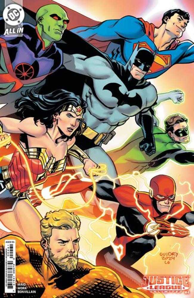 Justice League Unlimited #4 Cover G 1 in 50 Gavin Guidry Card Stock Variant - Walt's Comic Shop