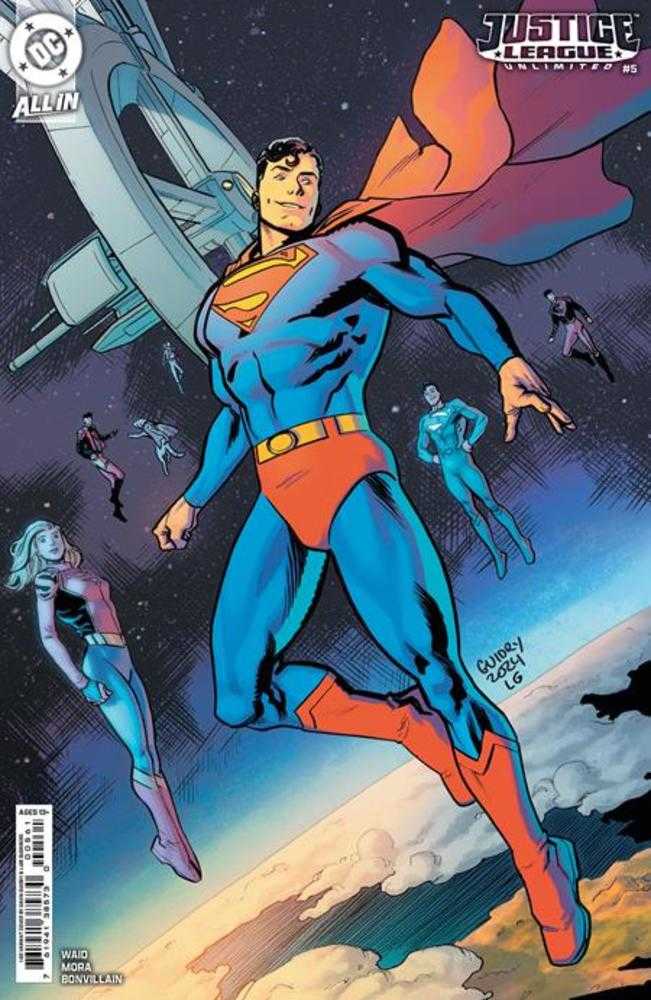 Justice League Unlimited #5 Cover G Gavin Guidry Card Stock 1:50 Ratio Variant - Walt's Comic Shop