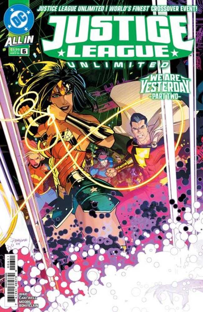 Justice League Unlimited #6 Cover A Dan Mora Connecting (We Are Yesterday) - Walt's Comic Shop