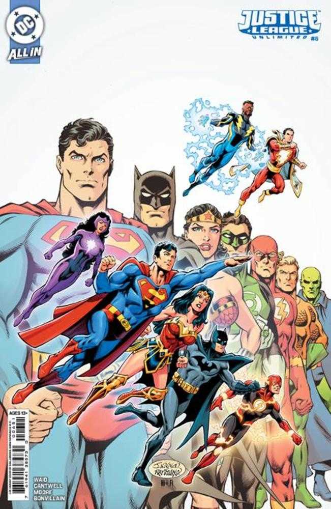 Justice League Unlimited #6 Cover E Dan Jurgens Card Stock 1:25 Ratio Variant (We Are Yesterday) - Walt's Comic Shop