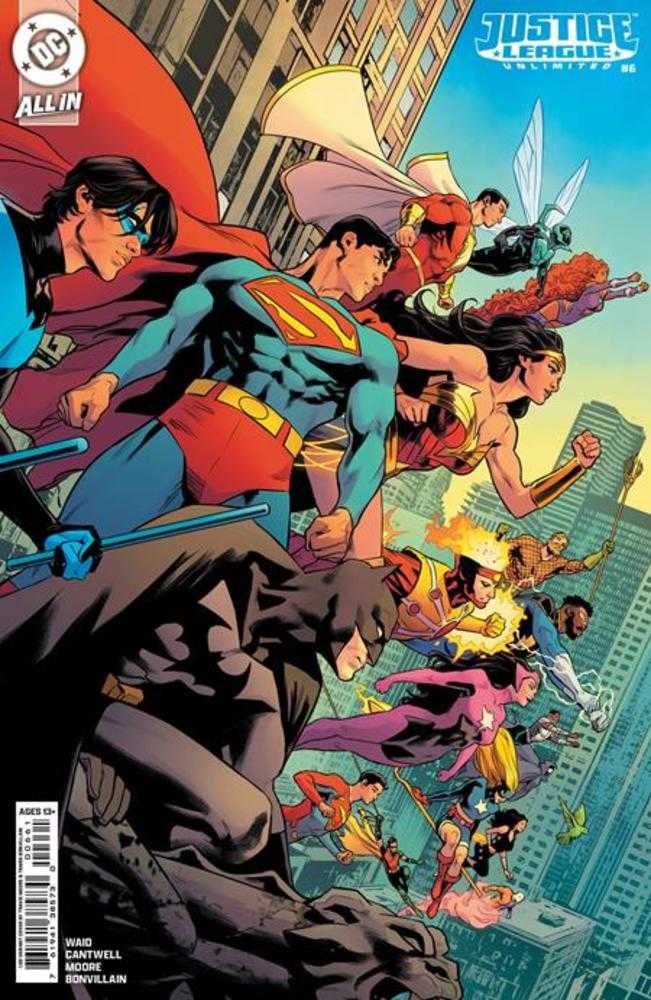 Justice League Unlimited #6 Cover F Travis G Moore Card Stock 1:50 Ratio Variant (We Are Yesterday) - Walt's Comic Shop