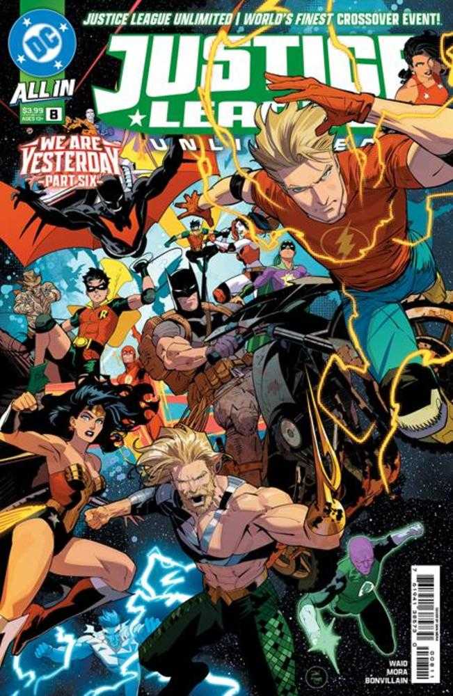 Justice League Unlimited 8 Cover A Dan Mora Connecting (We Are Yesterday) - Walt's Comic Shop