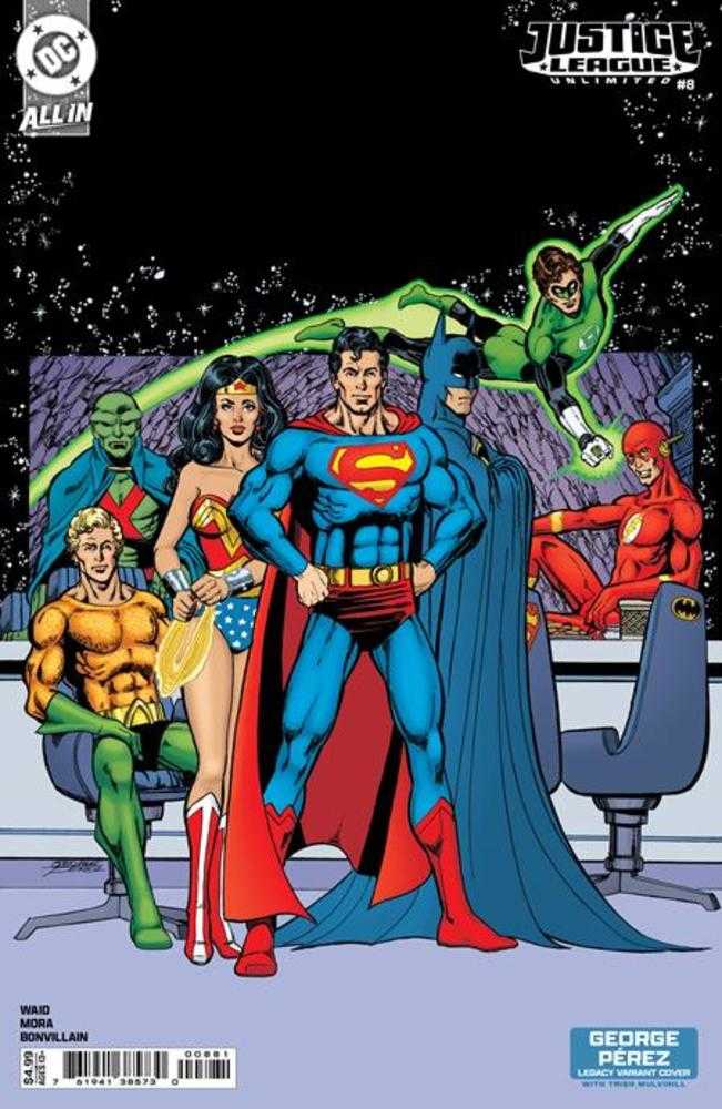 Justice League Unlimited 8 Cover F George Perez Legacy Card Stock Variant (We Are Yesterday) - Walt's Comic Shop