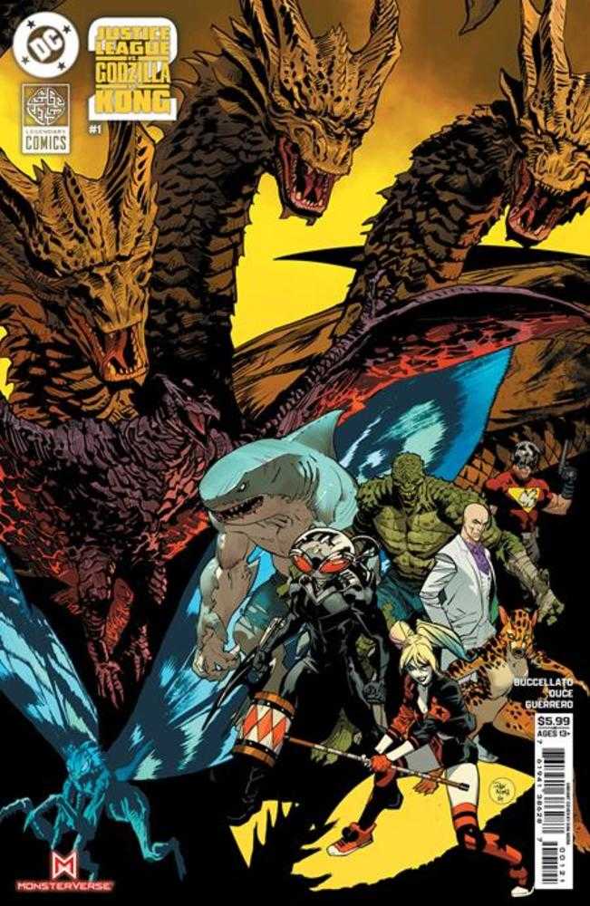 Justice League vs Godzilla vs Kong 2 1 (Of 7) Cover B Dan Mora Card Stock Variant - Walt's Comic Shop