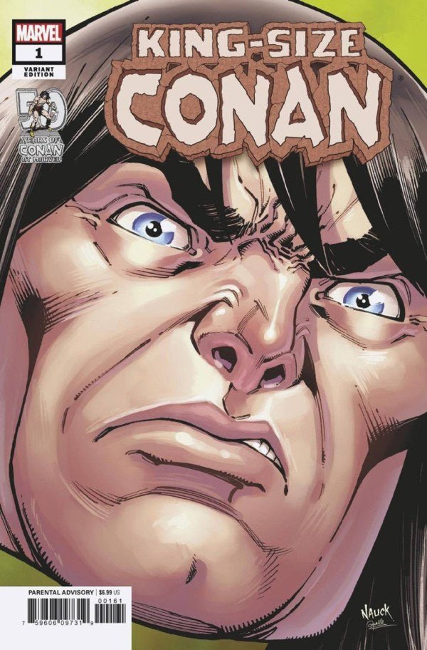 King - Size Conan #1 Nauck Headshot Variant *one copy per customer* - Walt's Comic Shop