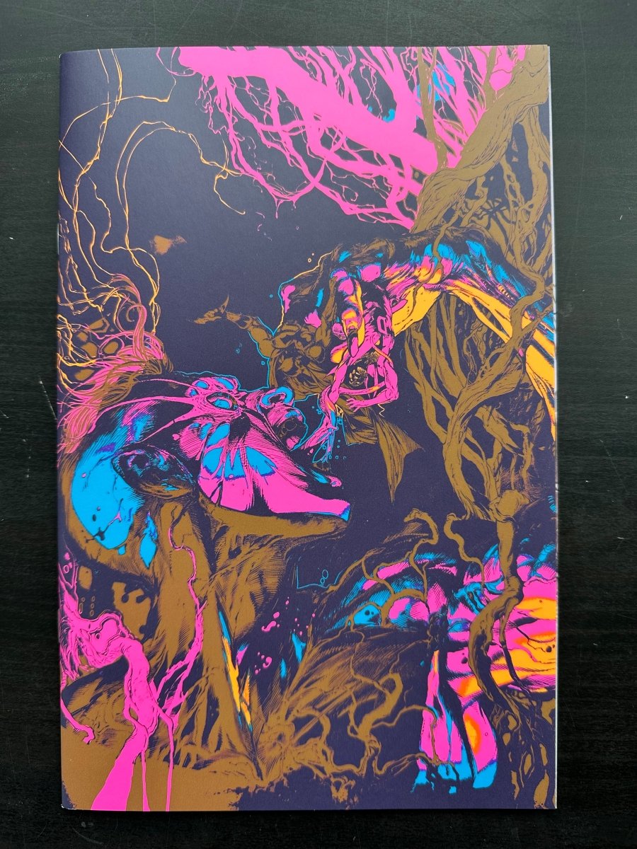 Knight Terrors #1 (Of 4) Cover D Ivan Reis Darkest Hour Neon Ink Var *Misprint* - Walt's Comic Shop