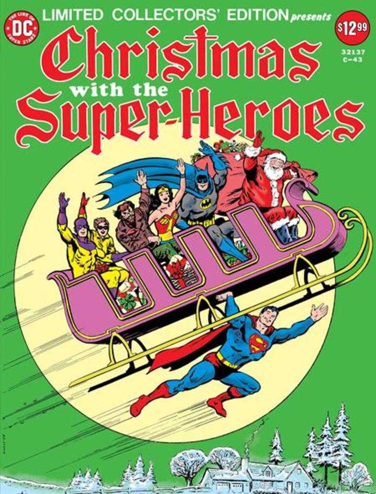 Limited Collectors Edition 43 Christmas With The Super Heroes Facsimile Edition Cover A Curt Swan *Oversize Format - Walt's Comic Shop