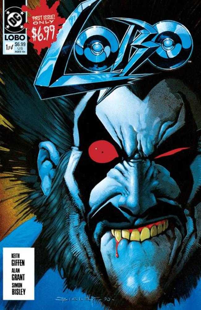 Lobo 1 Facsimile Edition Cover C Simon Bisley Foil Variant - Walt's Comic Shop