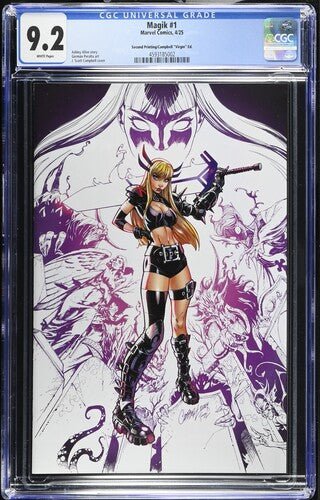 Magik 1 J Scott Campbell 2nd Printing 1:25 Virgin Variant CGC 9.2 - Walt's Comic Shop
