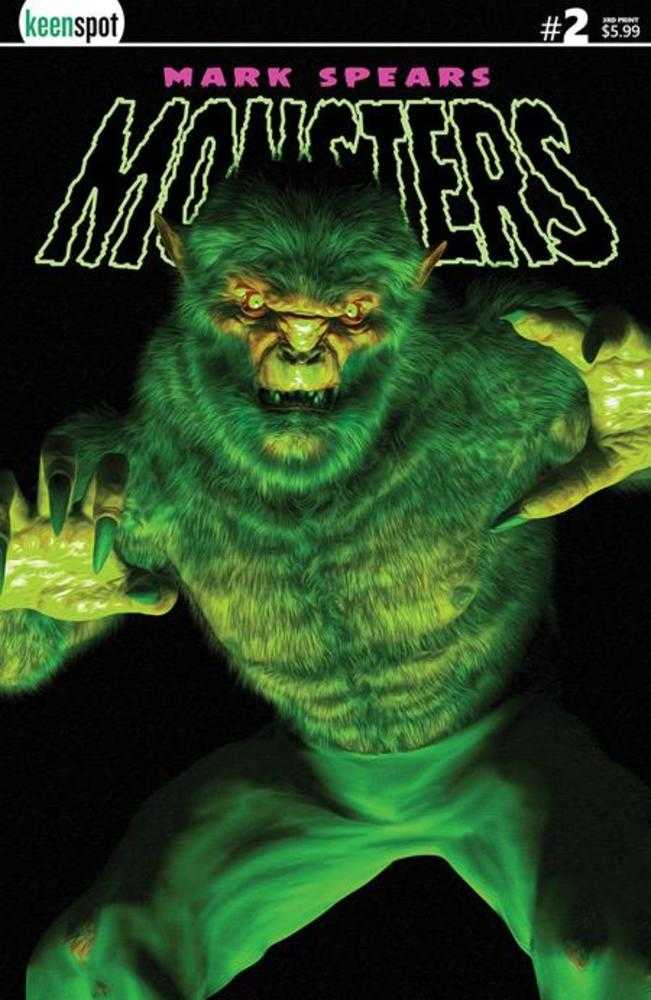 monsters werewolf Mark Spears Monsters #2 3rd Print Cover A Mark Spears The Werewolf