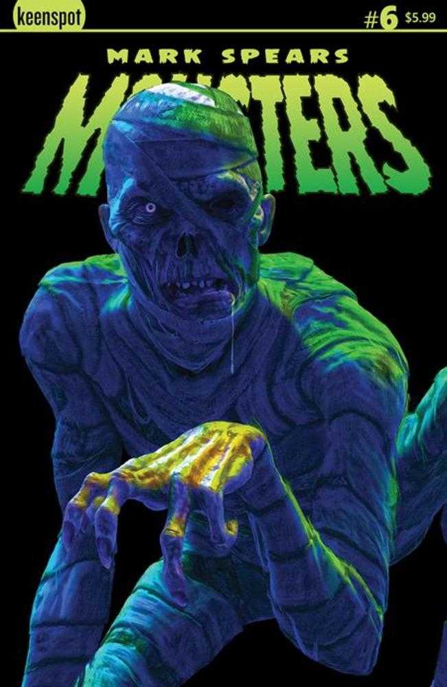 Mark Spears Monsters 6 Cover B Mark Spears The Cursed Mummy Variant - Walt's Comic Shop