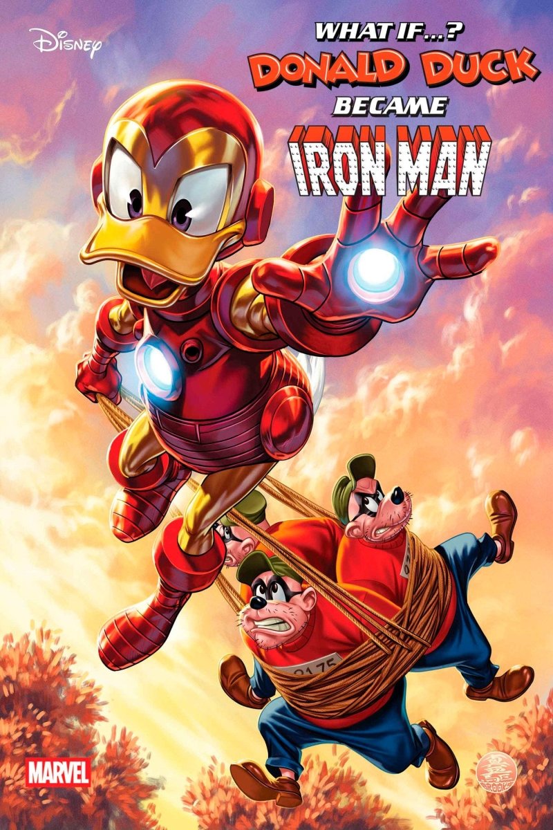 Marvel & Disney: What If...? Donald Duck Became Iron Man 1 Mark Brooks Variant - Walt's Comic Shop