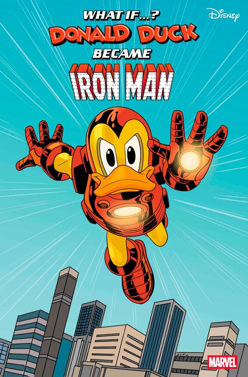 Marvel & Disney: What If...? Donald Duck Became Iron Man 1 Phil Noto Variant - Walt's Comic Shop