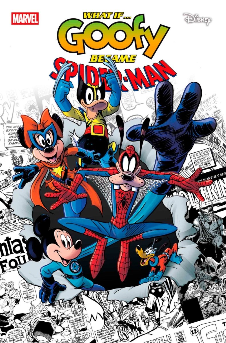 Marvel & Disney: What If...? Goofy Became Spider - Man 1 Andrea Freccero Variant - Walt's Comic Shop