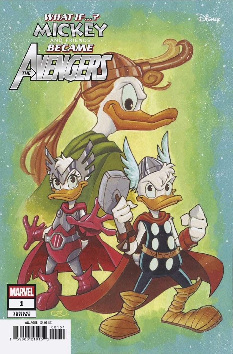 Marvel & Disney: What If...? Mickey & Friends Became The Avengers #1 Chrissie Zu Llo Variant - Walt's Comic Shop