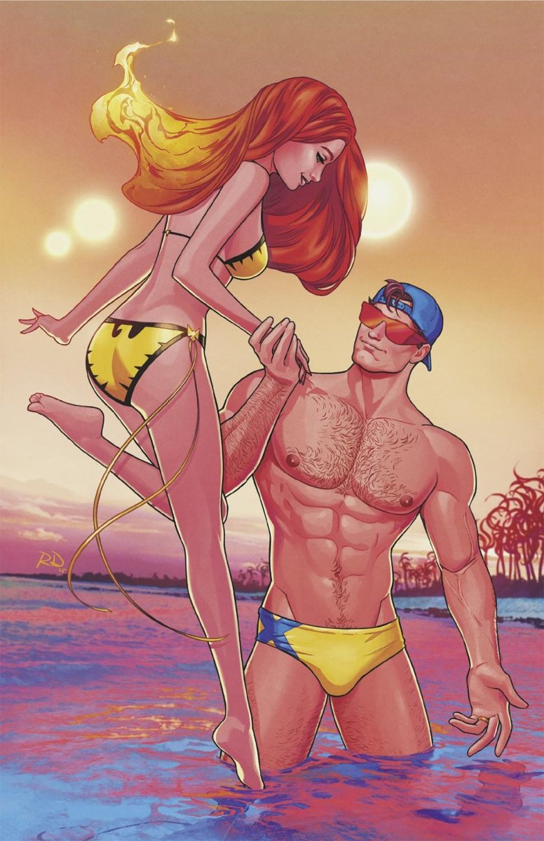 Marvel Swimsuit Special: Friends, Foes & Rivals 1 Russell Dauterman Full Art 1:50 Ratio Variant - Walt's Comic Shop