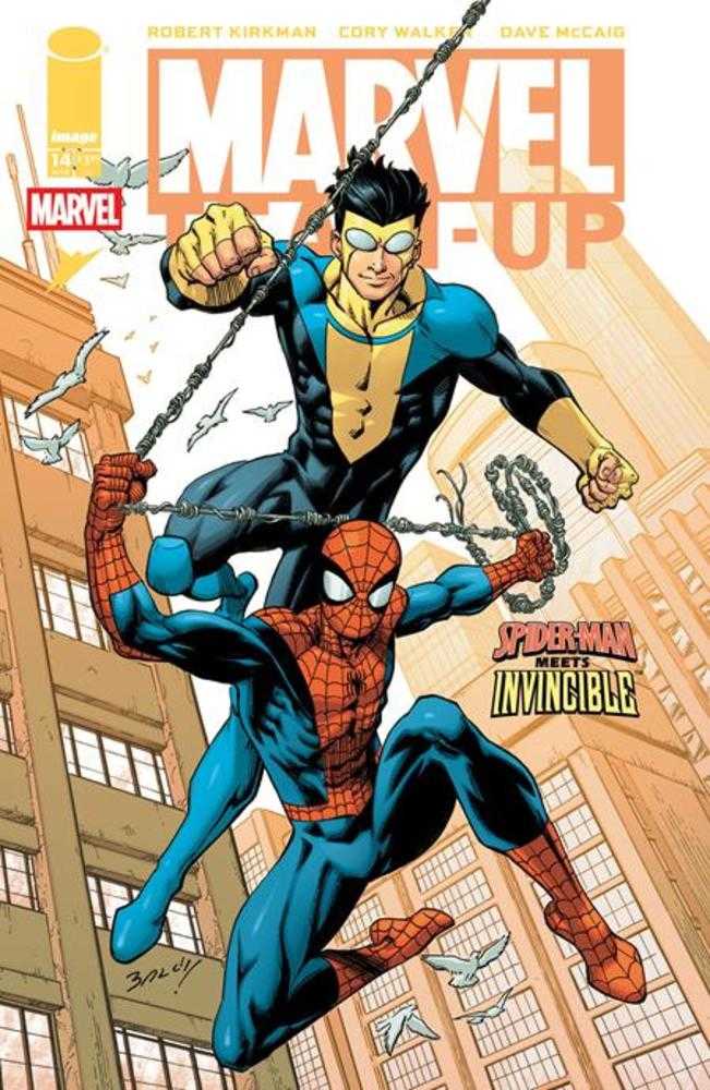 Marvel Teamup 14 Facsimile Edition Cover E Mark Bagley & Dave Mccaig Variant - Walt's Comic Shop
