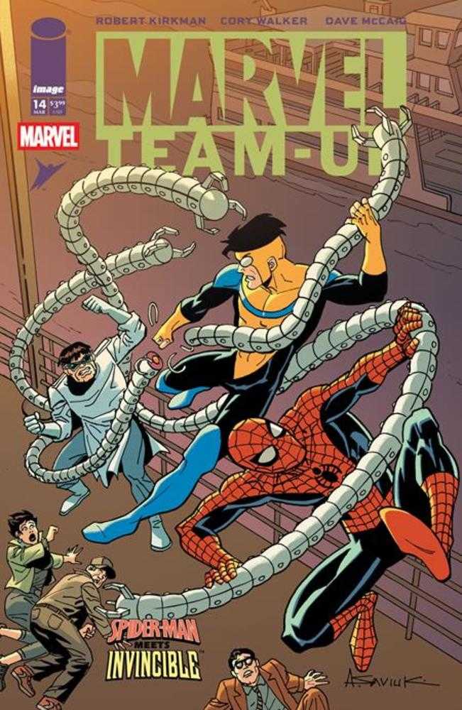Marvel Teamup 14 Facsimile Edition Cover F Alex Saviuk & Dave Mccaig Variant - Walt's Comic Shop