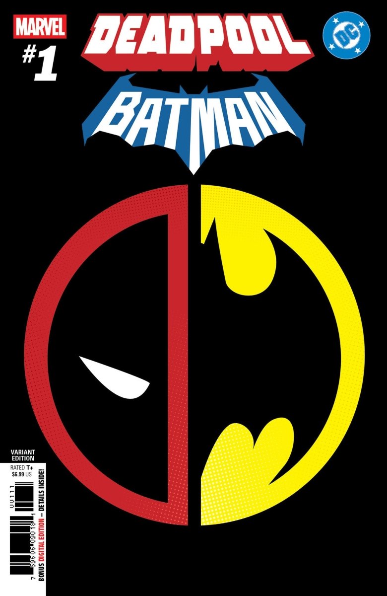Marvel/DC: Deadpool/Batman 1 Insignia Mashup Variant *One per Customer* - Walt's Comic Shop