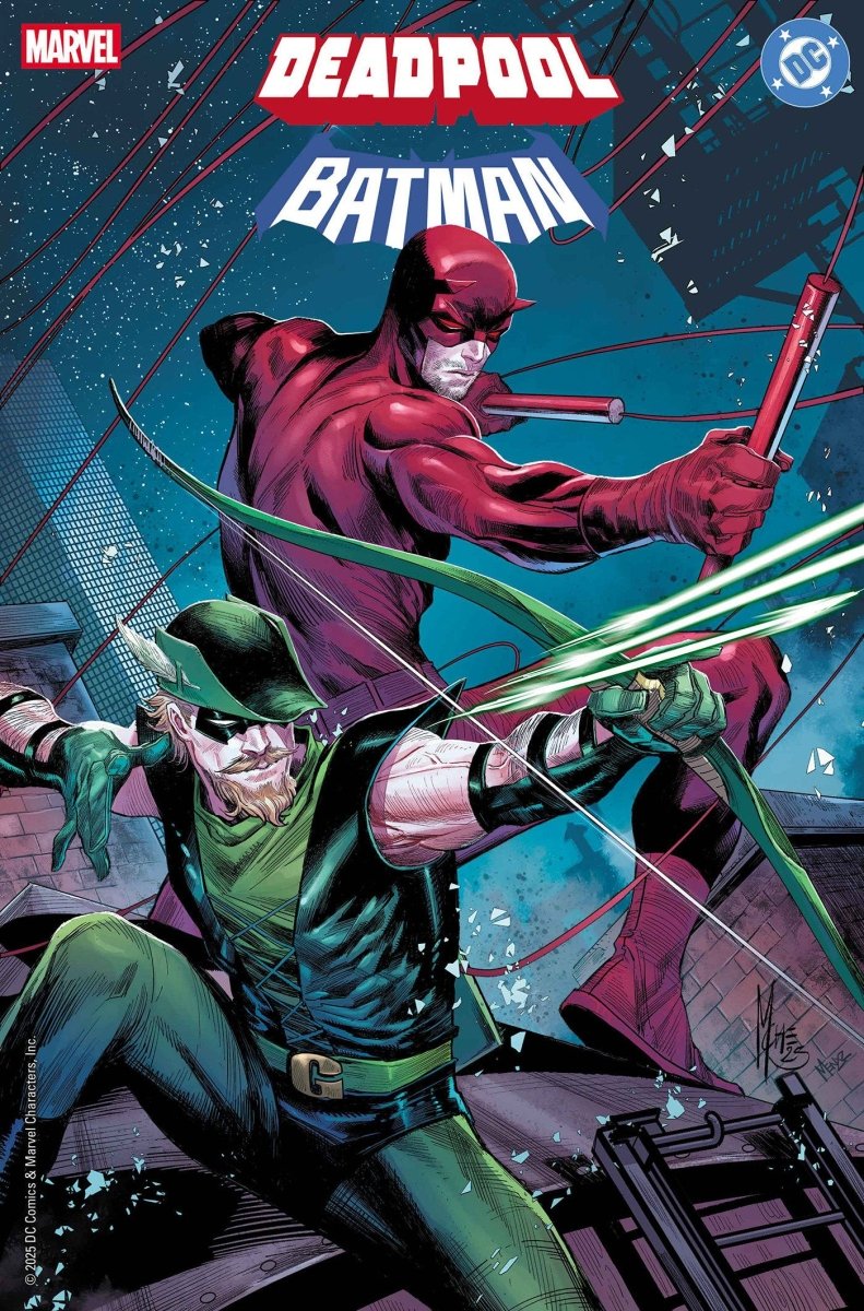 Marvel/DC: Deadpool/Batman 1 Marco Checchetto Variant *One per Customer* - Walt's Comic Shop