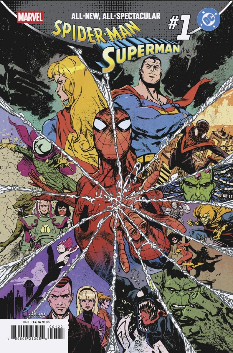 Marvel/DC: Spider - Man/Superman 1 Sanford Greene Homage Variant *one per customer* - Walt's Comic Shop