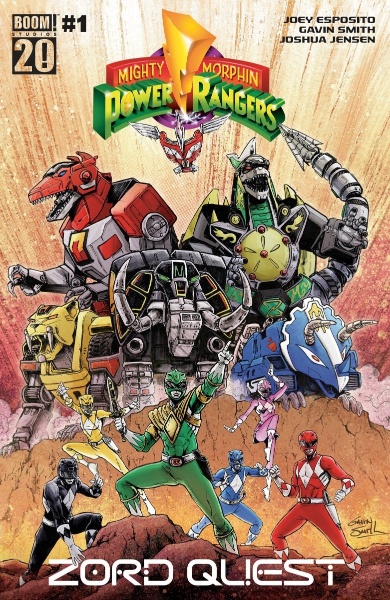 Mighty Morphin Power Rangers: Zord Quest 1 A Main (Dressed, Smith) - Walt's Comic Shop