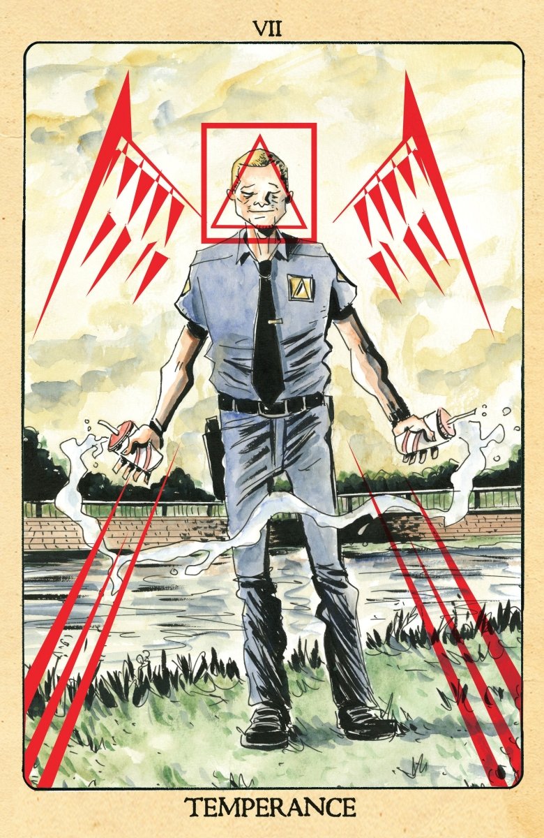 Minor Arcana 7 D 1:10 Ratio Variant Edition Tarot Card Variant (Full Art, Lemire) - Walt's Comic Shop