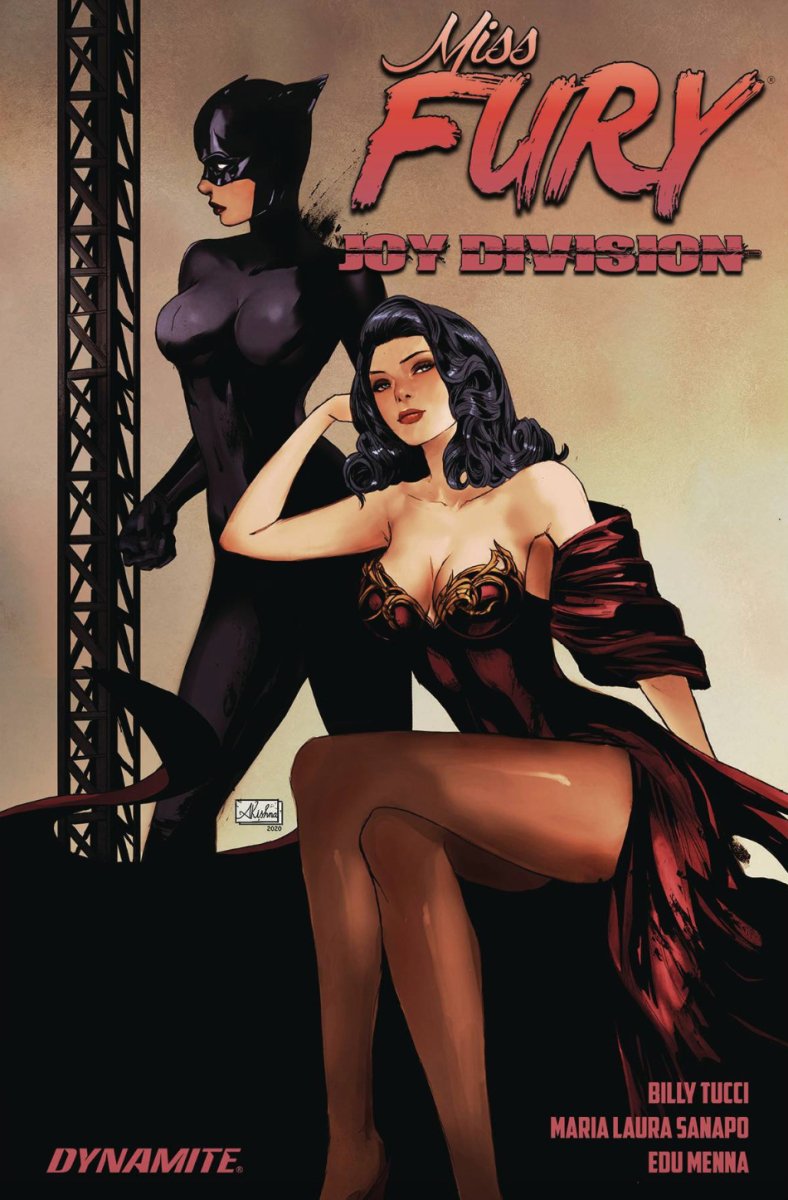 Miss Fury Joy Division Kishna Cover Edition GN - Walt's Comic Shop