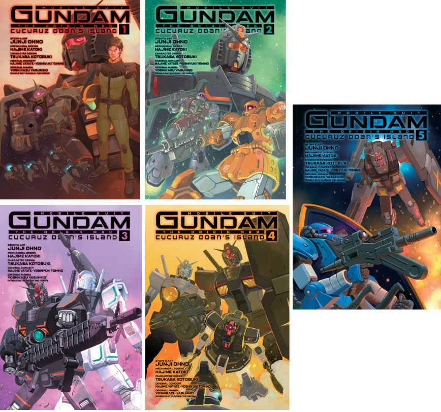 Mobile Suit Gundam The Origin MSD Bundle Volumes 1 - 5 (Complete) - Walt's Comic Shop