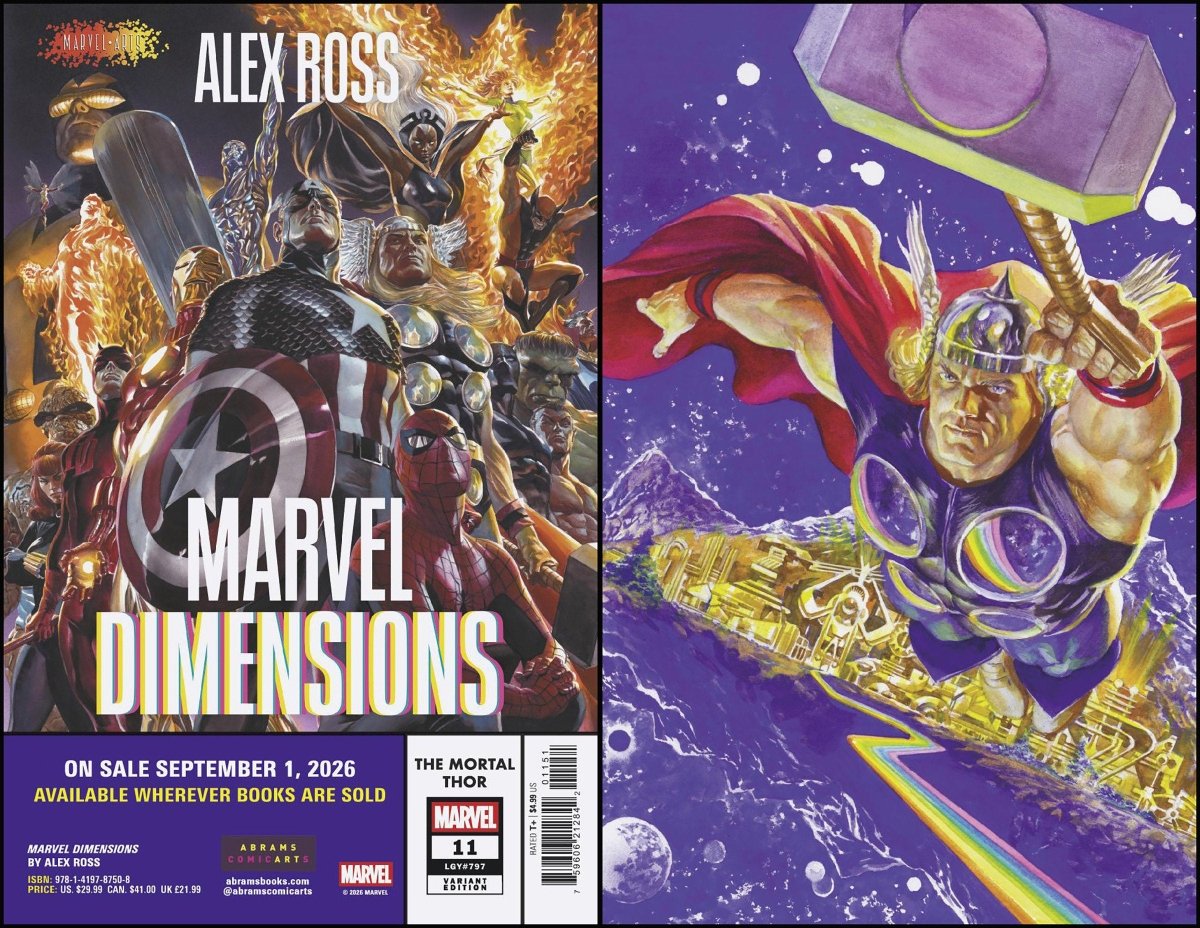 Mortal Thor 11 Alex Ross Marvel Dimensions Variant - Walt's Comic Shop