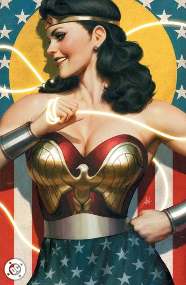 New History Of The DC Universe 1 (Of 4) Cover F Stanley Artgerm Lau Foil Variant - Walt's Comic Shop