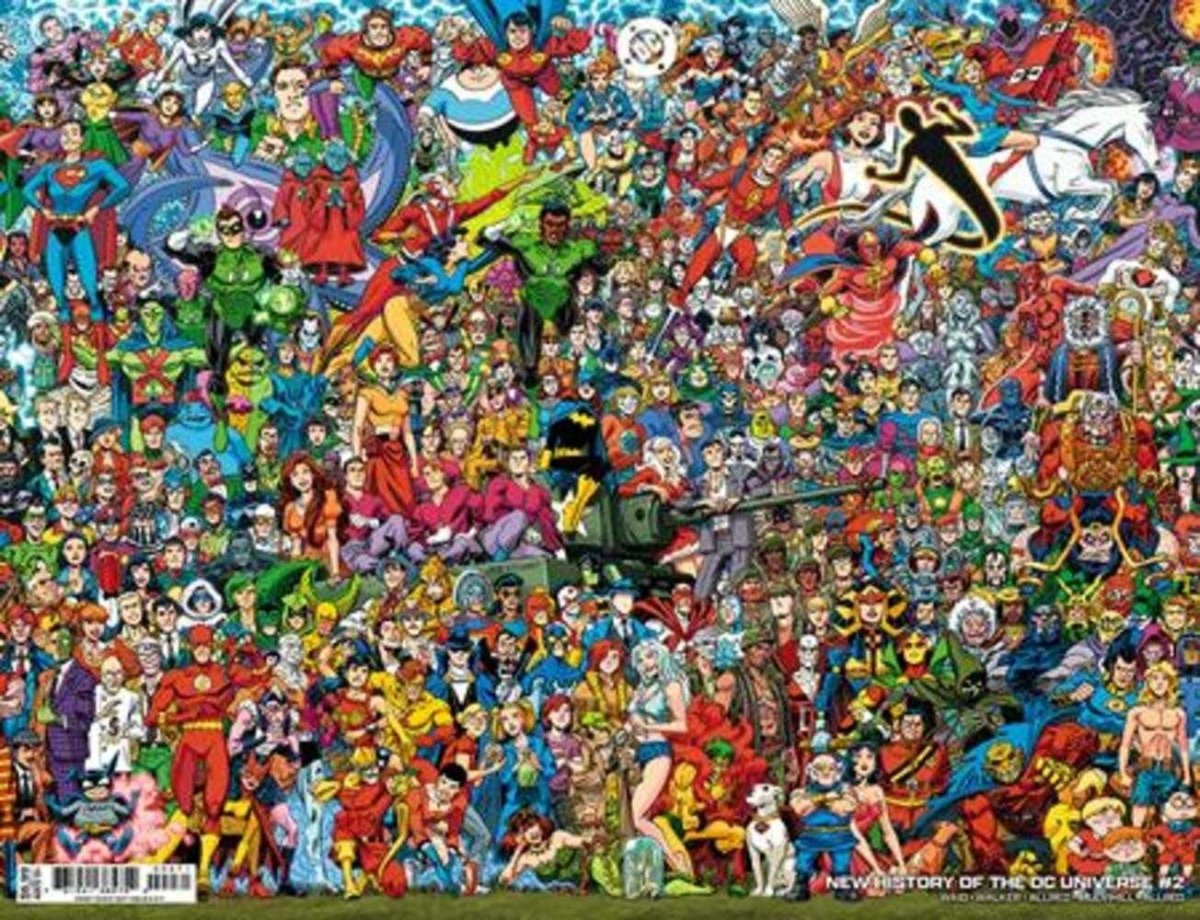 New History Of The DC Universe 2 (Of 4) Cover D Scott Koblish Legacy Card Stock Variant - Walt's Comic Shop