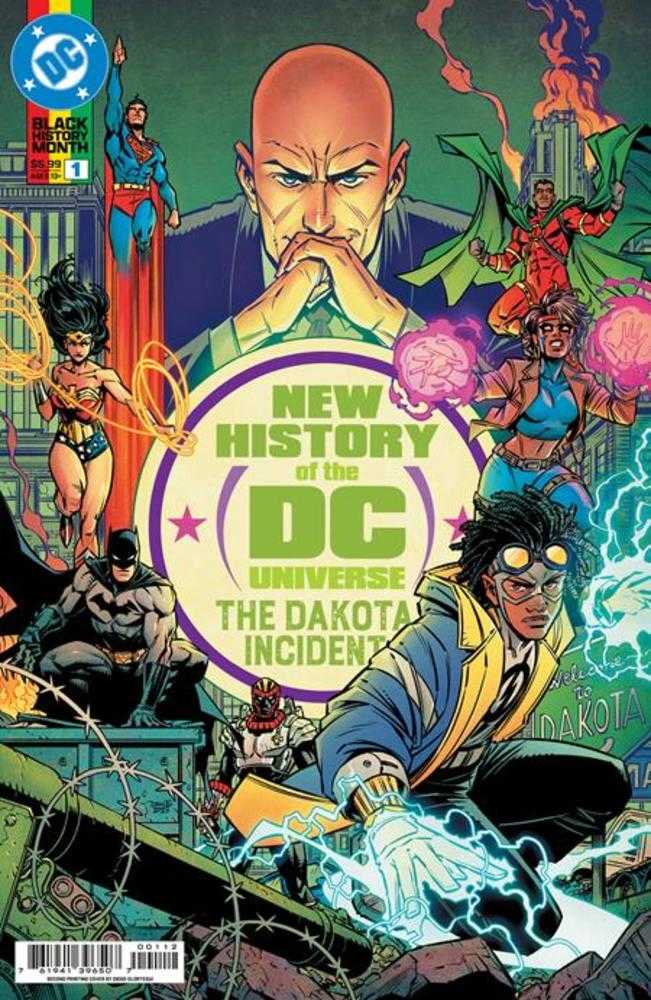 New History Of The DC Universe The Dakota Incident 1 (One Shot) 2nd Print Cover A Diego Olortegui - Walt's Comic Shop