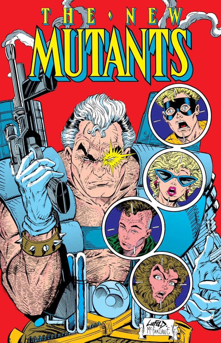 New Mutants Omnibus Vol. 4 Rob Liefeld Cable Cover HC *PRE - ORDER* - Walt's Comic Shop