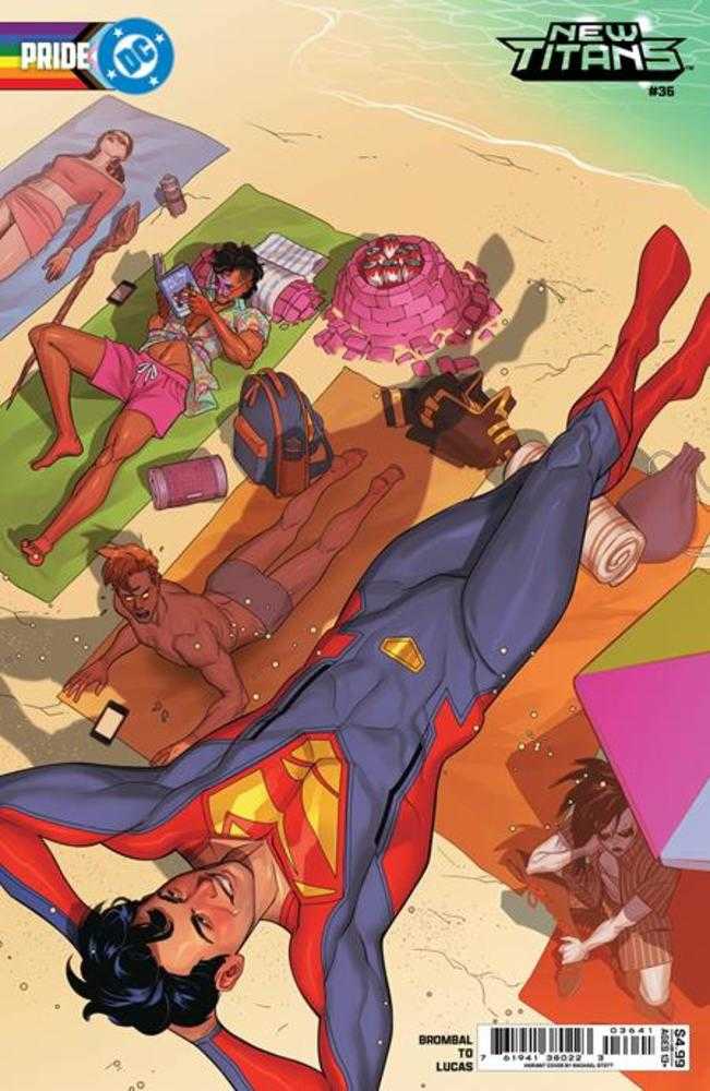 New Titans 36 Cover D Rachael Stott DC Pride Card Stock Variant - Walt's Comic Shop