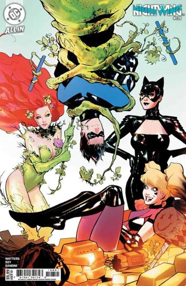 Nightwing 128 Cover D Marcio Takara Gotham City Sirens Card Stock Variant - Walt's Comic Shop