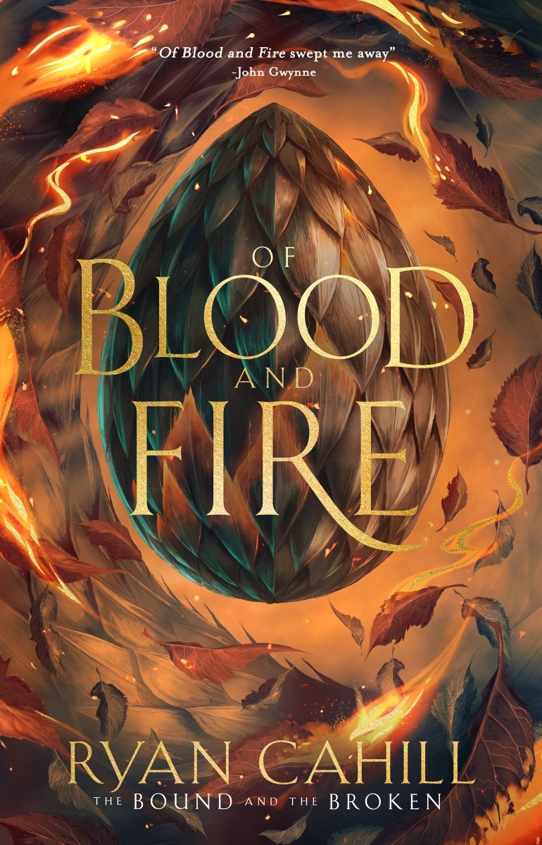 Of Blood And Fire by Ryan Cahill HC (Novel) *PRE - ORDER* - Walt's Comic Shop