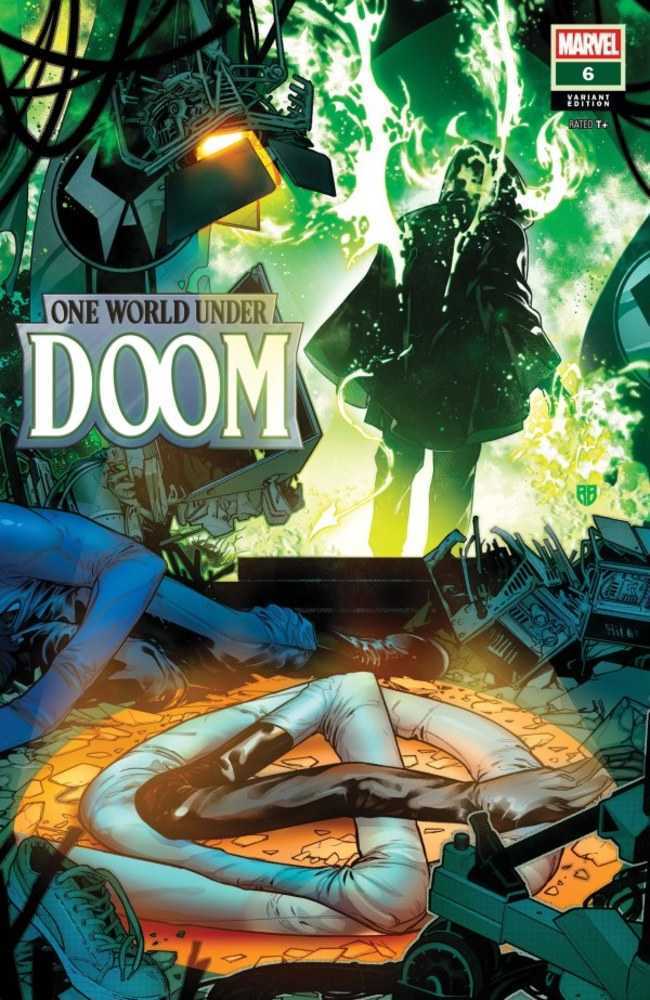 One World Under Doom 6 R.B. Silva Variant - Walt's Comic Shop