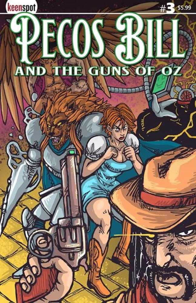 Pecos Bill & The Guns Of Oz 3 Cover B Bryce Oquaye Variant (Mature) - Walt's Comic Shop