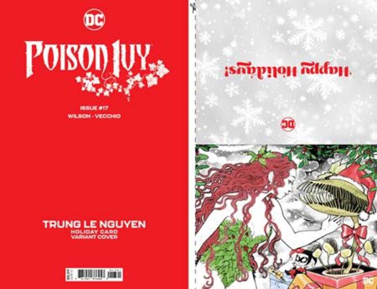 Poison Ivy 17 Cover D Trung Le Nguyen DC Holiday Card Special Edition Variant - Walt's Comic Shop