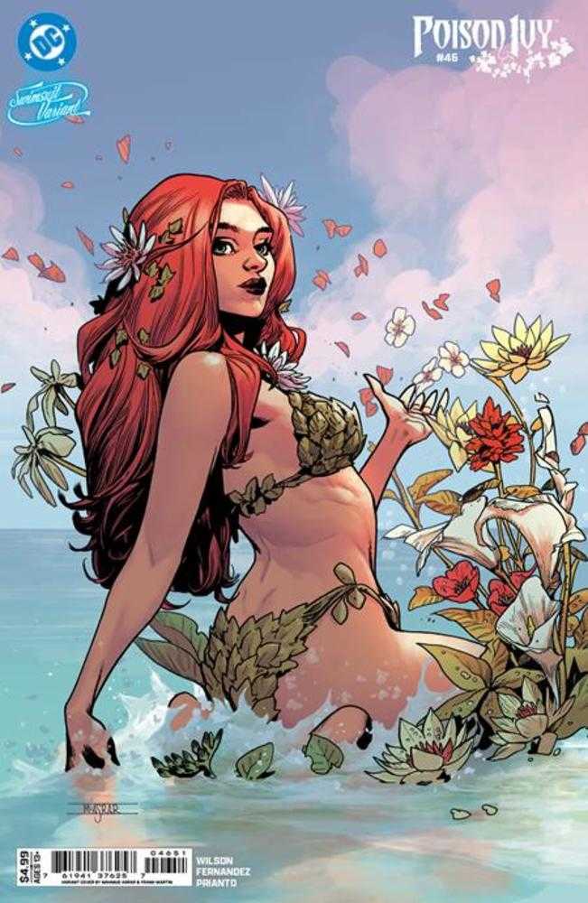 Poison Ivy 46 Cover E Mahmud Asrar Swimsuit Card Stock Variant - Walt's Comic Shop