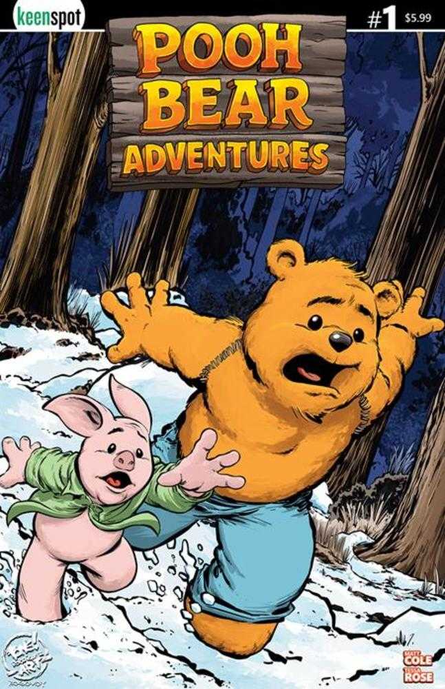 Pooh Bear Adventures 1 Cover B Tone Rodriguez (Bagged With Trading Card) - Walt's Comic Shop