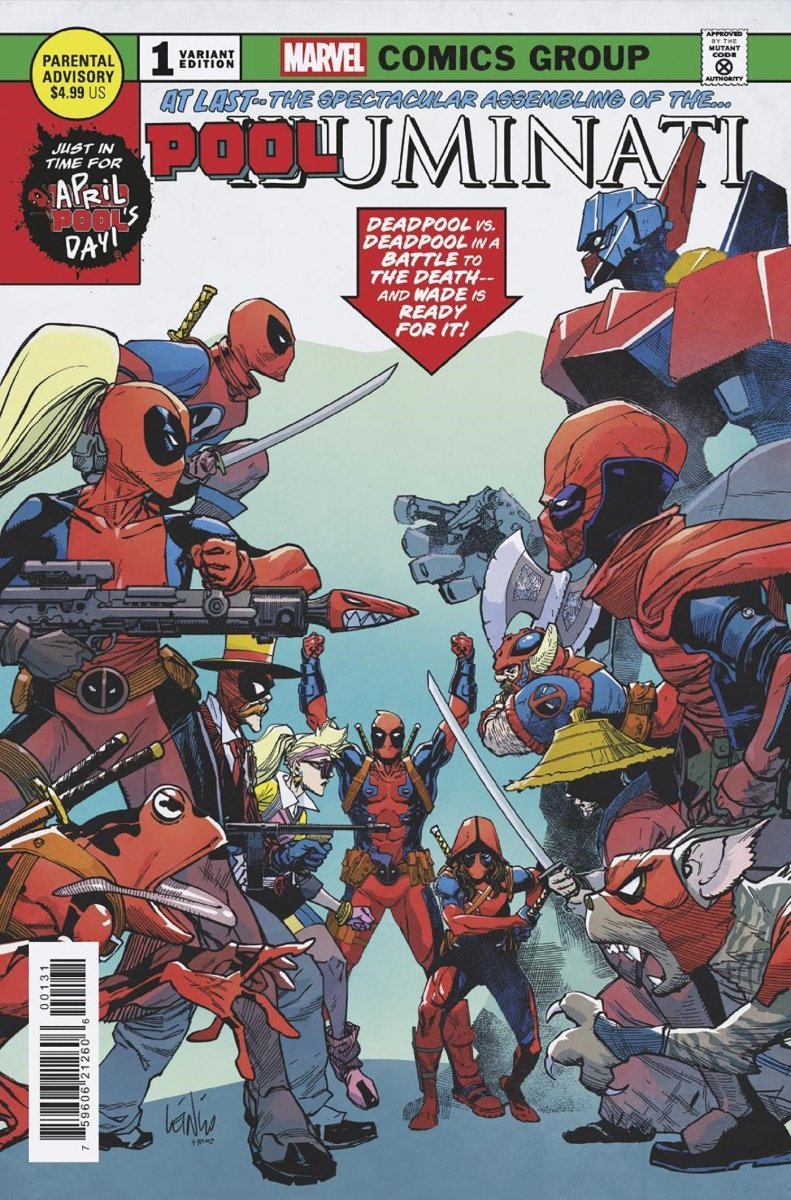 Pooluminati #1 Leinil Yu Variant - Walt's Comic Shop