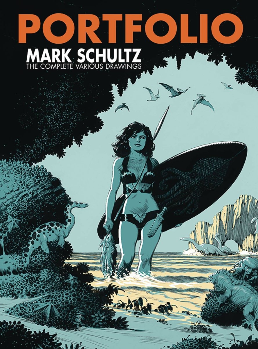 Portfolio Mark Schultz: The Complete Various Drawings HC Orange Logo - Walt's Comic Shop