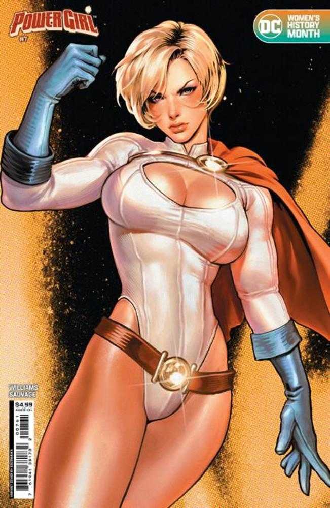 Power Girl #7 Cover D Sozomaika Womens History Month Card Stock Variant - Walt's Comic Shop