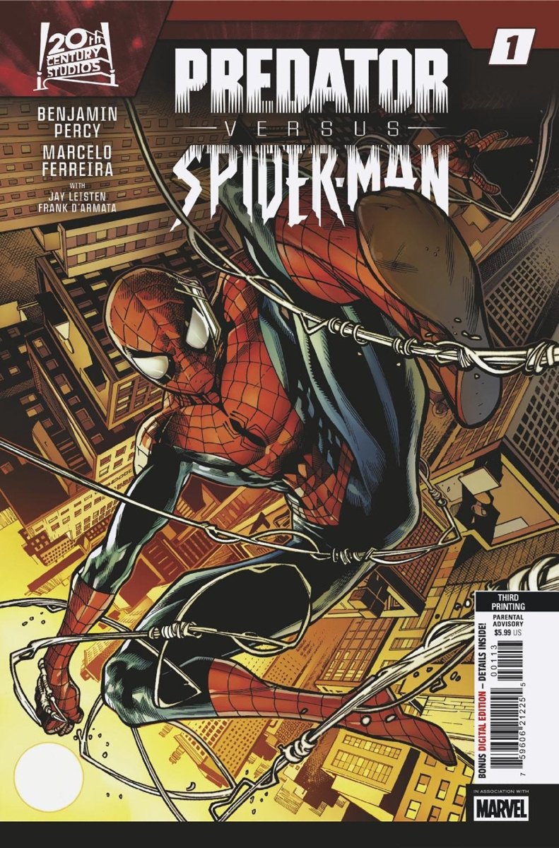 Predator vs. Spider - Man 1 Marcelo Ferreira 3RD Printing Variant - Walt's Comic Shop